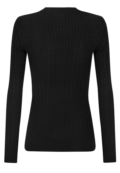 Pullover Cableknit Crewneck Pullover - Image 3