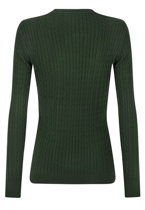 Pullover Cableknit Crewneck Pullover - Image 3