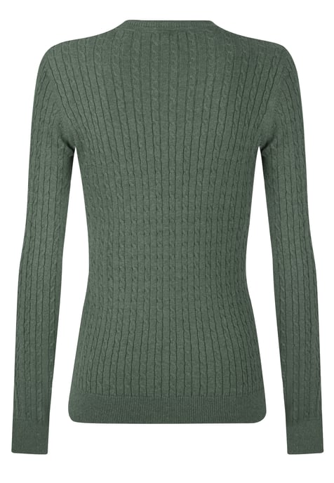 Pullover Cableknit Crewneck Pullover - Image 3