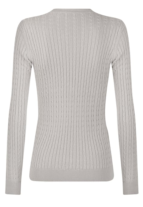 Pullover Cableknit Crewneck Pullover - Image 3