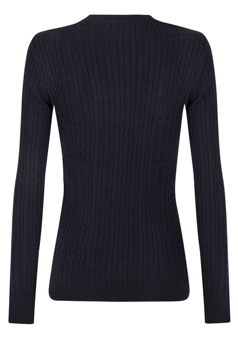 Pullover Cableknit Crewneck Pullover - Image 3