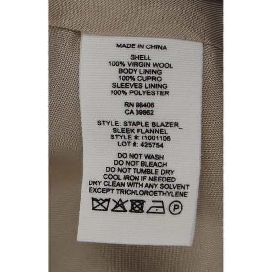 Theory Sleek Staple Blazer i Beige Virgin Wool - Image 5