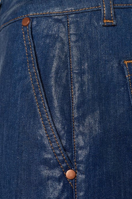 Caroline Tensen Charlotte Coated Broek Blauw - Image 5