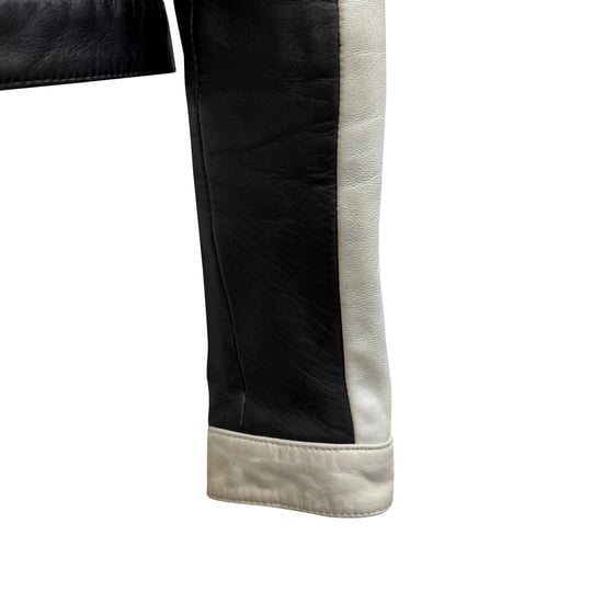 Maje tvåfärgad jacka i svart polyester - Image 2
