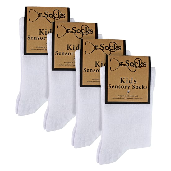 4-Pack Kinderen Jongens Meisjes Bamboe Sensorische Sokken Zacht Ademend Comfortabele Pasvorm - Image 2