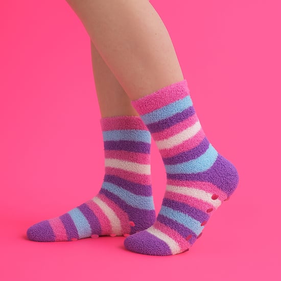 4 Pack Girls Bed Socks - Warm Soft Cosy Winter Everyday Comfort - Image 5