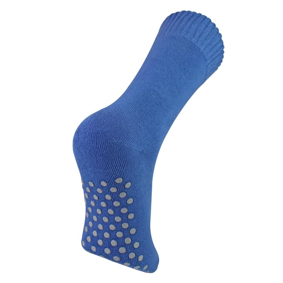 Mens Extra Wide Winter Bed Socks with Grips | Non Slip Thermal Sleep Socks - Image 3