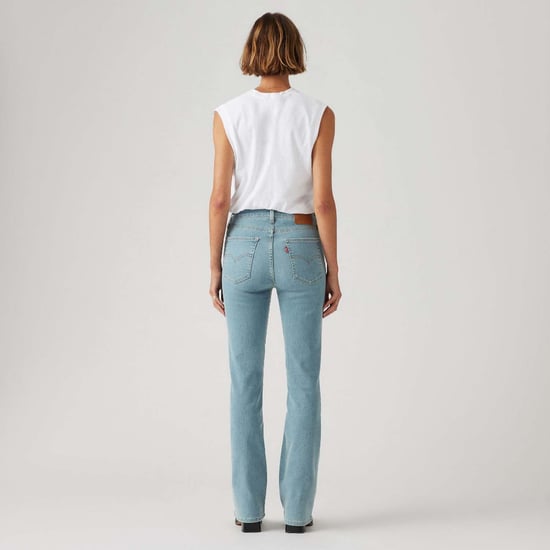 Women's Levis 725 High Rise Bootcut Jeans in Blue - Image 3