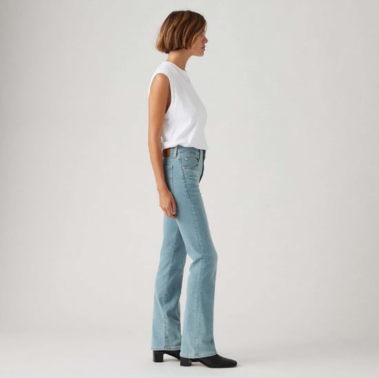 Women's Levis 725 High Rise Bootcut Jeans in Blue - Image 4