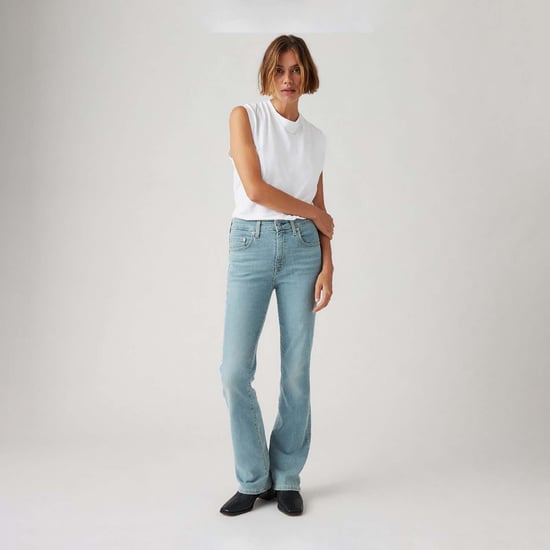 Women's Levis 725 High Rise Bootcut Jeans in Blue - Image 6