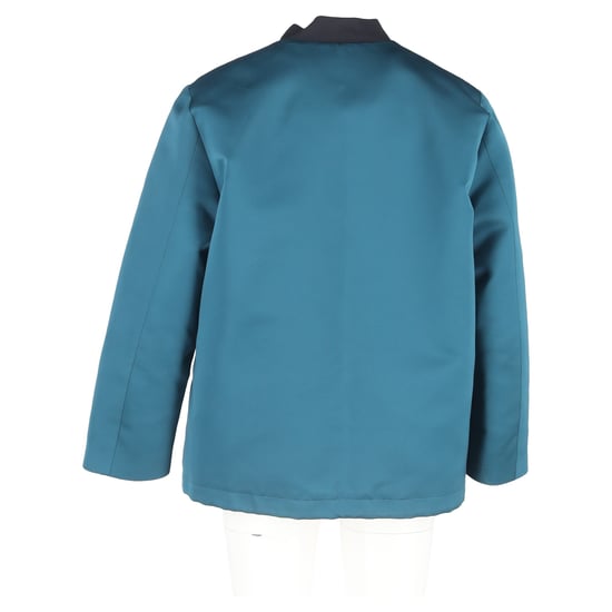 Acne Studios Troy Satin Bomber in Turquoise Polyester - Image 3