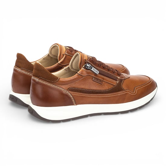 Pikolinos Heren Bruine Leren Gemakkelijk te Dragen Sneakers - Getafe - Image 5