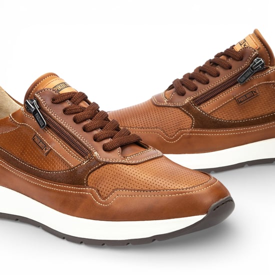 Pikolinos Heren Bruine Leren Gemakkelijk te Dragen Sneakers - Getafe - Image 6