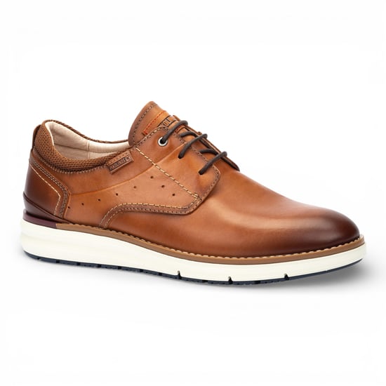 Pikolinos Heren Bruine Leren Vetersneakers - Manacor - Image 3