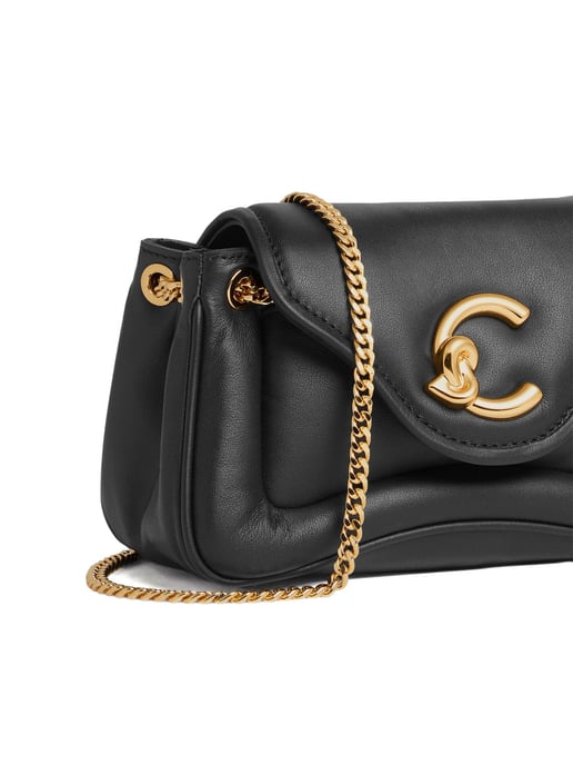 Coccinelle C-Me Fluffy Handtas Puffig Glad Leer - Image 4