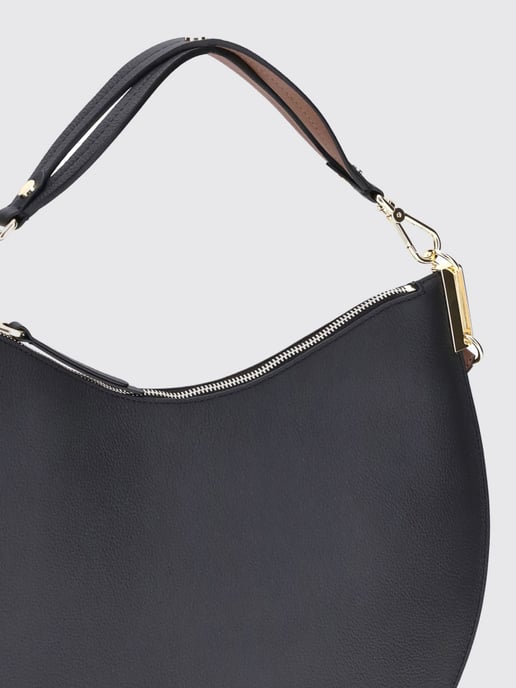 Structured Leather Shoulder Bag - Image 3