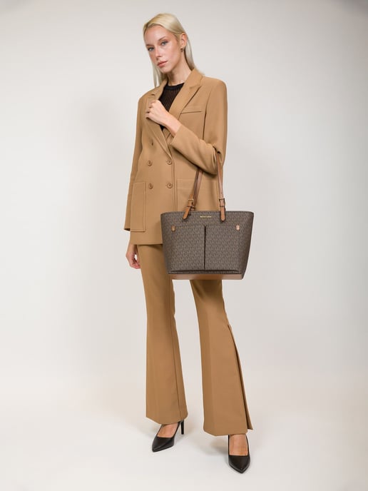 Jet Set Travel Medium Dubbele Pocket Tote - Image 5