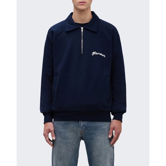 Flaneur Homme Heren signature raglan half zip - Image 2
