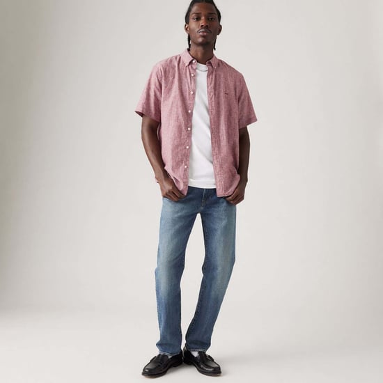 Men's Levis 502 Taper Jeans in Blue - Image 6