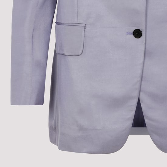 Tom Ford Soft Fluid Twill Boyfriend-jacka - Image 4