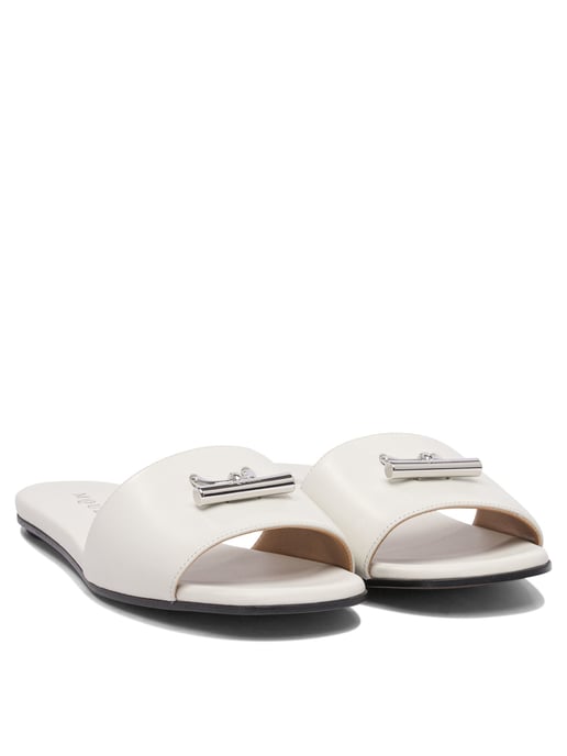 White Rubber Sandals - Image 2