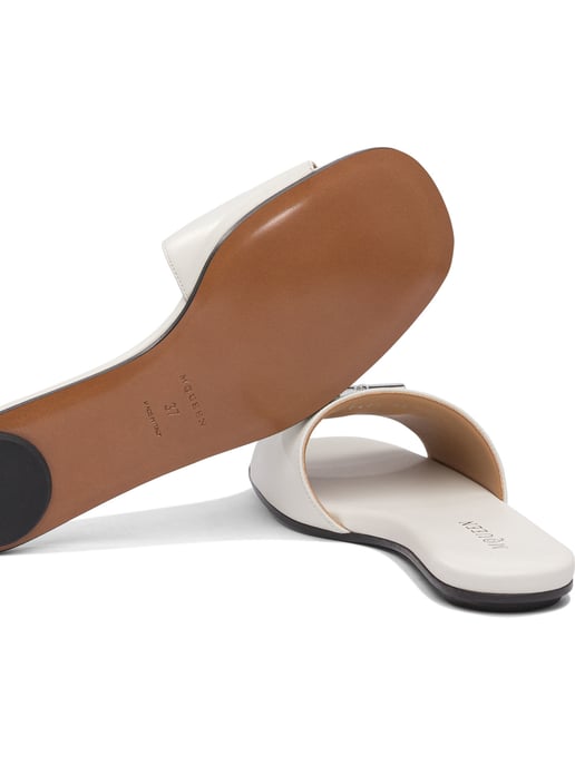 White Rubber Sandals - Image 5