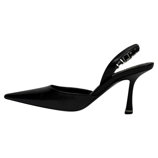 Alexander Wang Grace versierde slingback pumps in zwart leer - Image 4