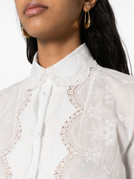 Embroidered Shirt Dress - Image 3