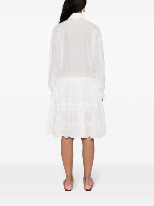 Embroidered Shirt Dress - Image 5