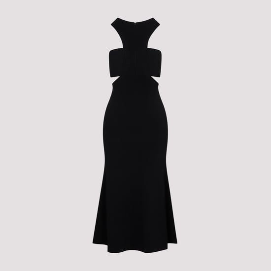 Black Viscose Blend Dress - Image 2