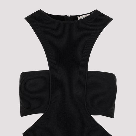 Black Viscose Blend Dress - Image 3