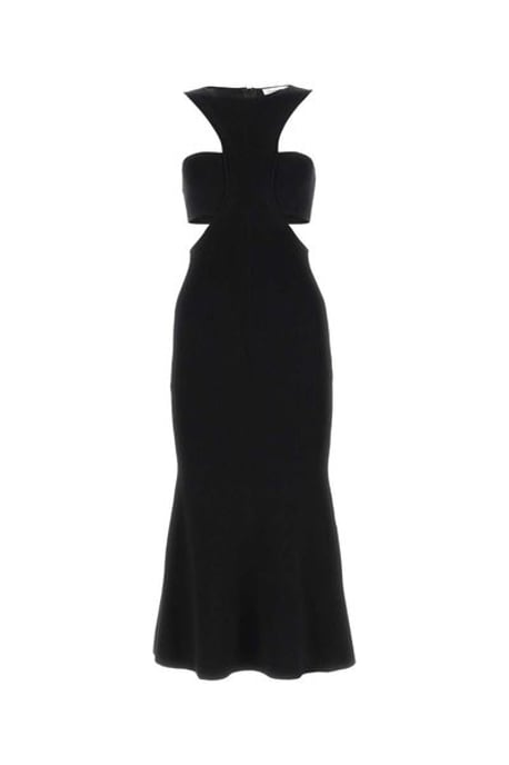 Black Viscose Blend Dress - Image 4