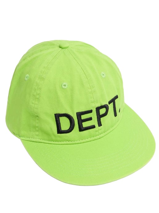DEPT Embroidered Logo Cap in Green - Image 3