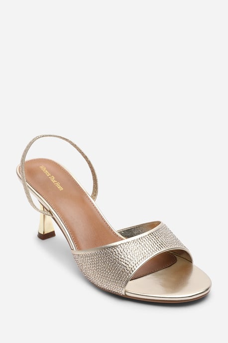 Where's That From Womens Harmony Open Toe Mid Heel Sandal with Sling back - Image 3