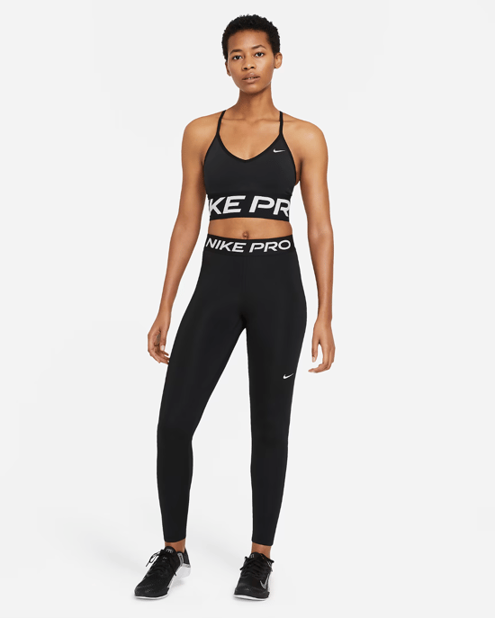 NIKE PRO WOMENS DRI-FIT MID RISE LEGGINGS TIGHTS CZ9779 - Image 3