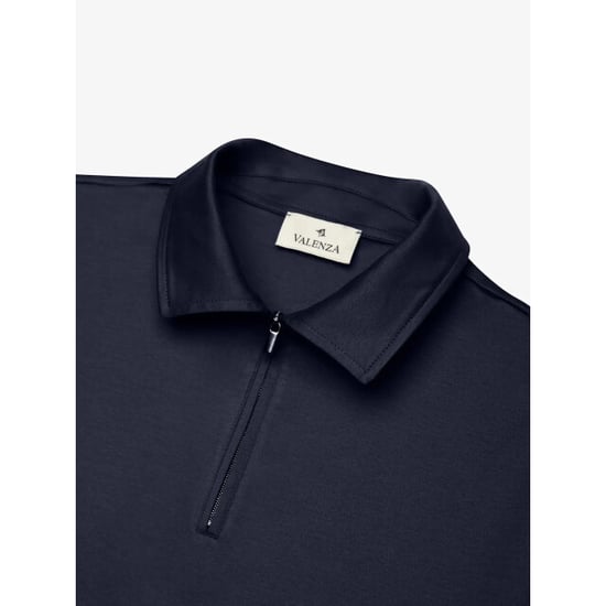 Valenza Supima polo zip collar s/s - Image 2