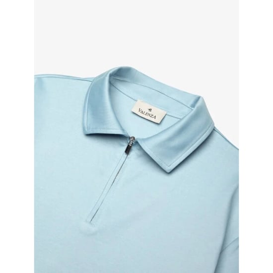 Valenza Supima polo zip collar s/s diamond - Image 2
