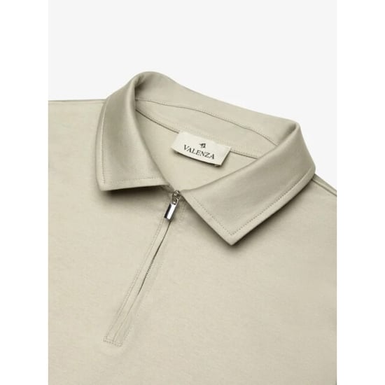 Valenza Supima polo zip collar s/s - Image 2
