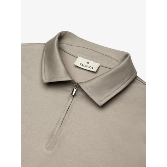 Valenza Supima polo zip collar s/s lead - Image 3