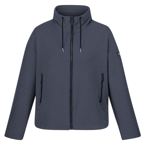 Regatta Womens/Ladies Ashlynn Knitted Fleece Jacket (Navy) - Image 1