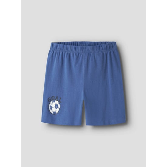 Name It Jongens korte pyjama set shortama nkmnightset blauw voetbal print - Image 5