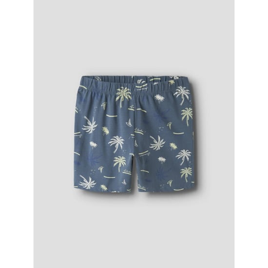 Name It Jongens korte pyjama set shortama nkmnightset wit/blauw palm print - Image 5