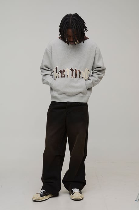 Oversized Applique Cow Print Hoodie - Image 4