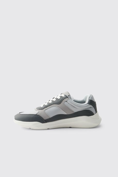 Mesh Contrast Panel Runner Style Trainer - Image 2
