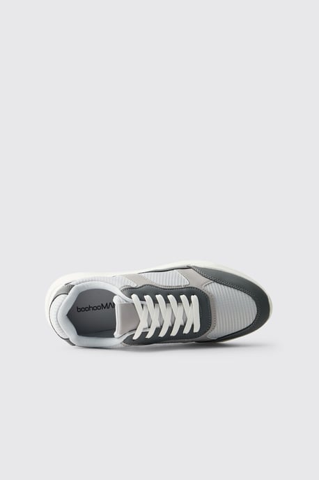 Mesh Contrast Panel Runner Style Trainer - Image 4