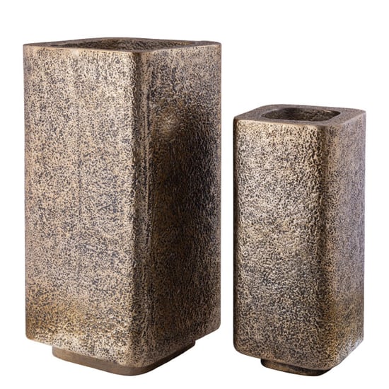 PTMD pot indira - 48x48x99cm set van 2 - Image 1