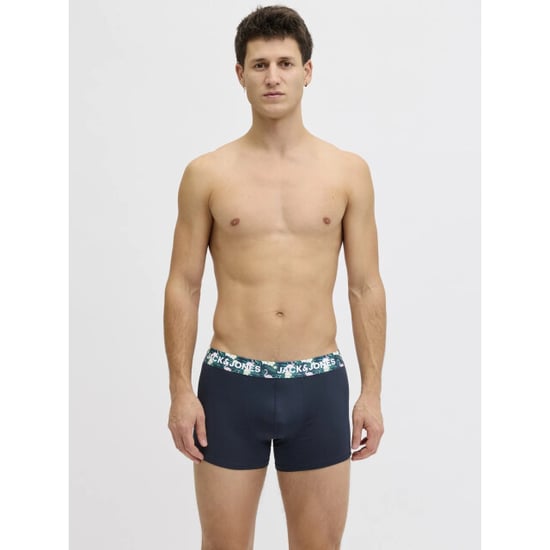 Jack & Jones Heren boxershorts trunks microfiber jacflamingo flamingo print 3-pack donkerblauw - Image 6