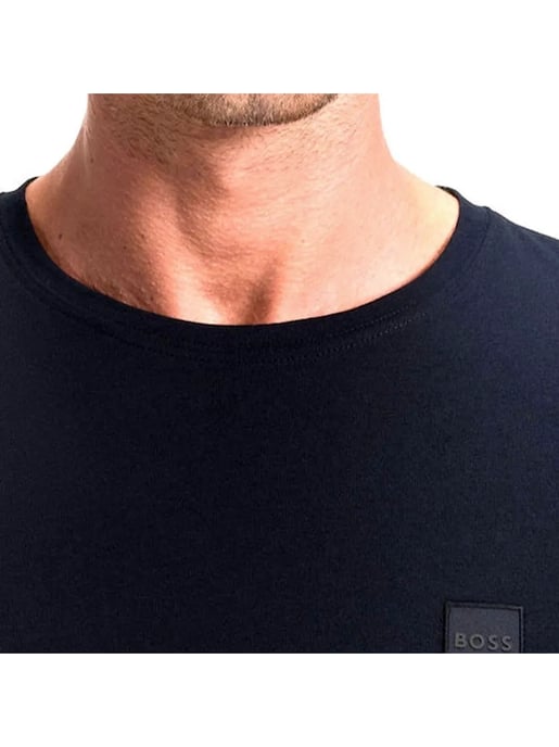 Boss heren T-shirt met spijkerprint - Image 3