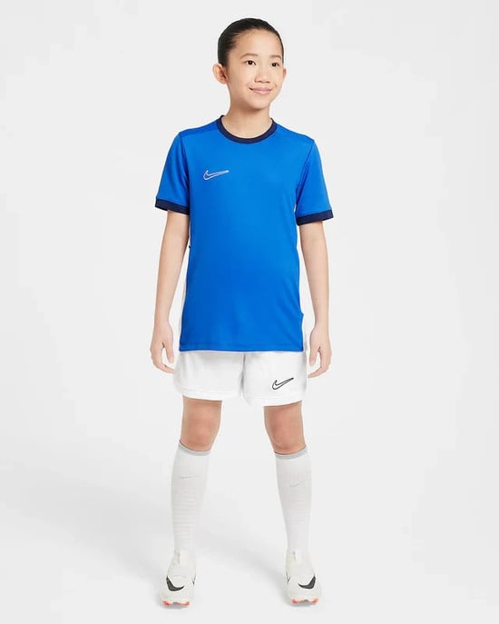 Nike Boys / Girls T Shirt Academy 25 Junior Top Blue FZ9758 - Image 4