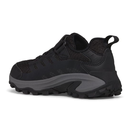 MERRELL BOYS / GIRLS MOAB SPEED 2 LOW WATERPROOF WALKING TRAINERS SHOES BLACK MK267689 - Image 3